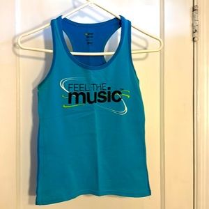 Two toned Zumba tank top
